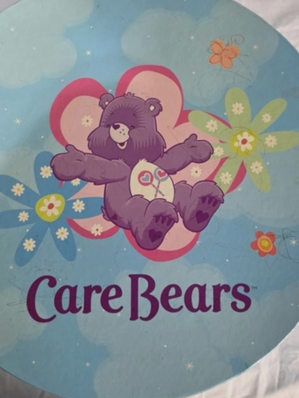 Brass Key Care Bears Blue Storage Tin